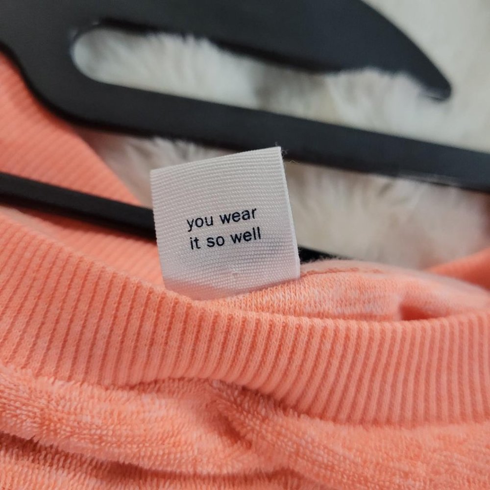 Old Navy Orange / Peach Women's Large Pullover - Picture 5 of 6